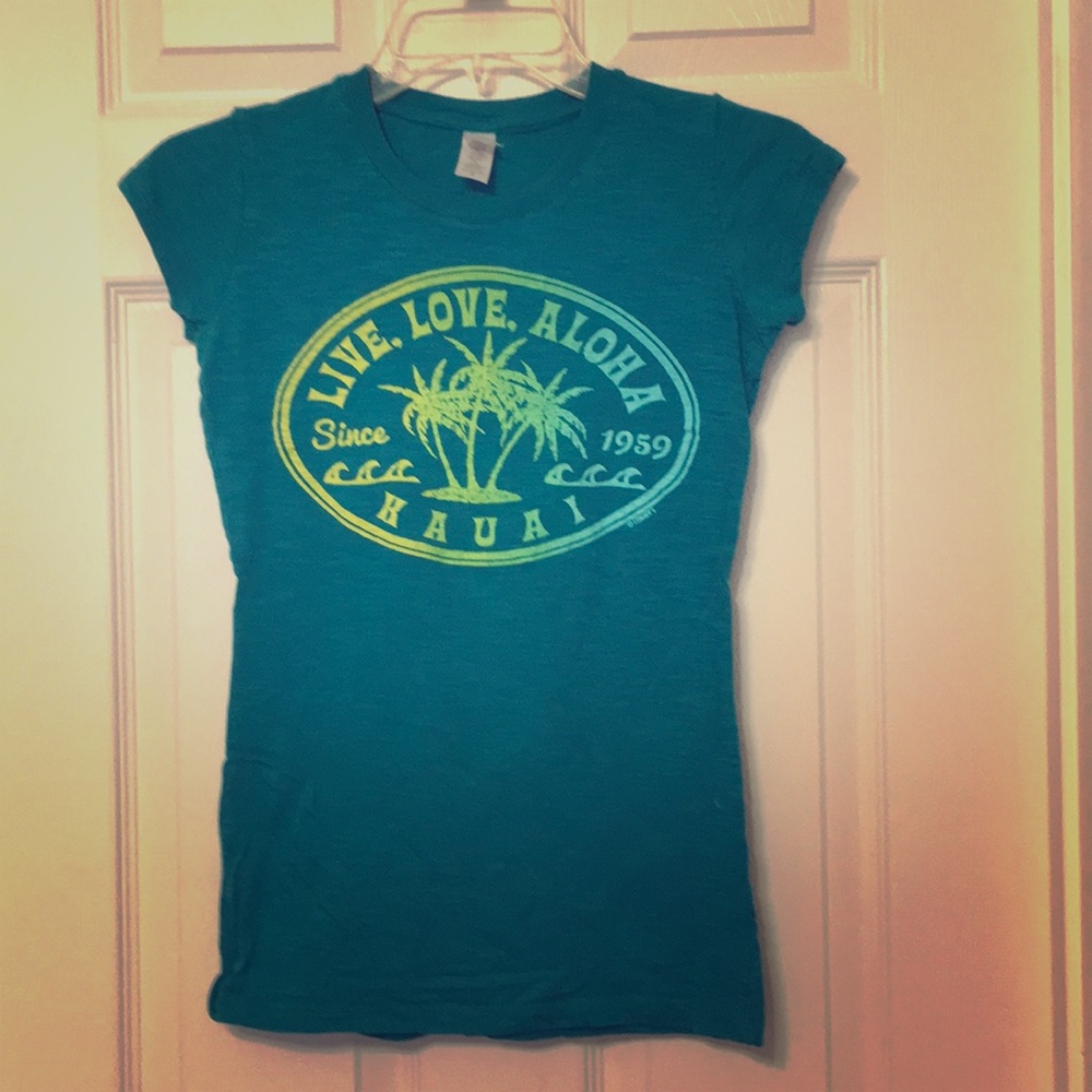 ☀️Teal Hawaii T-shirt